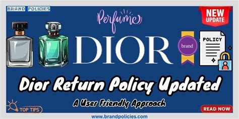 dior return policy in store